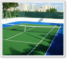 restort tennis court surfacing