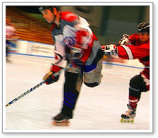 Roller Skating Hockey Surface